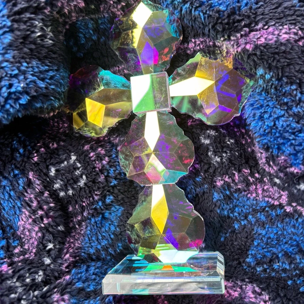 Pottery Barn crystal cross